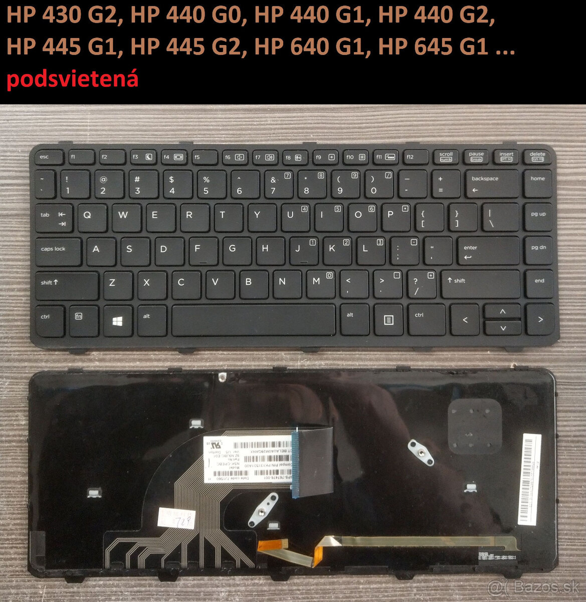 Klavesnice HP Compaq CQ56/HP 8760 8770W/430 440 640//620 625 - 5