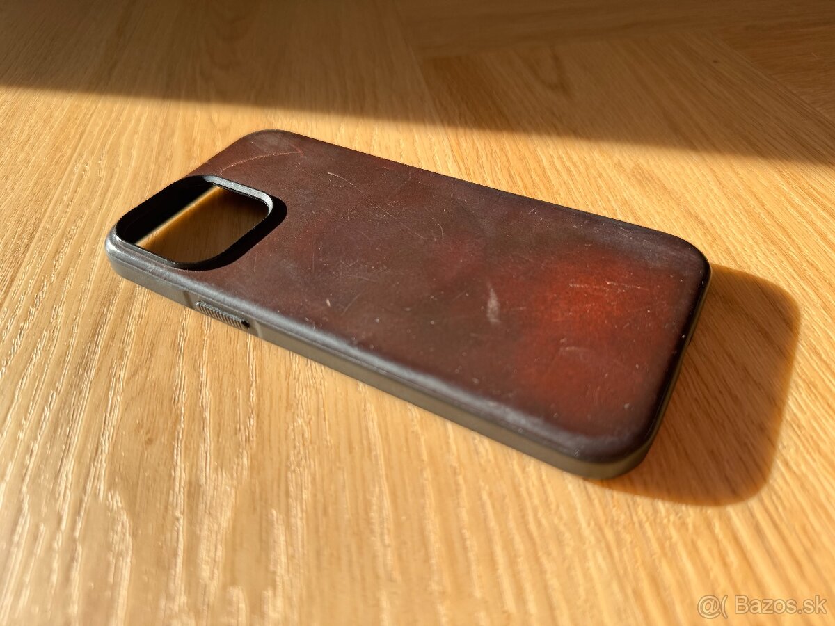 Horween Leather NOMAD kryt s Magsafe na iPhone 13 Pro Max - 5