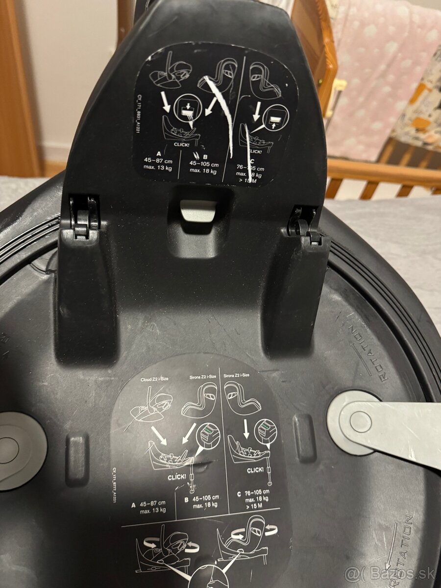 Predám cybex cloud Z2 + vajičko cybex Ferrari - 5