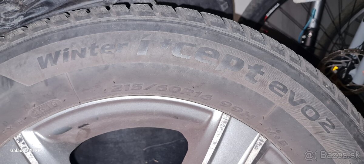 predám komplet zimnú sadu disky s pneu - 5