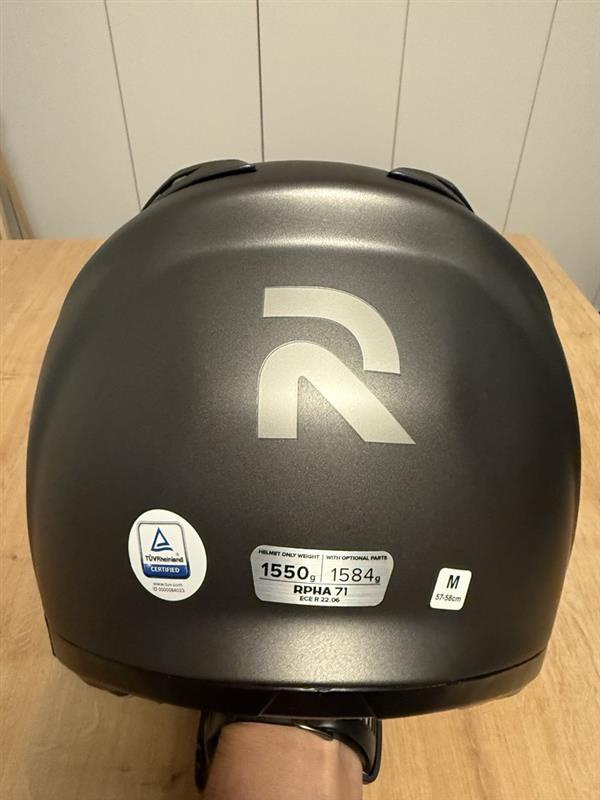 Prilba HJC RPHA 71 Solid semi flat titanium M - 5