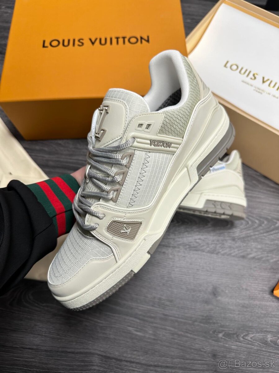 Louis Vuitton tenisky Grey komplet balenie. - 5