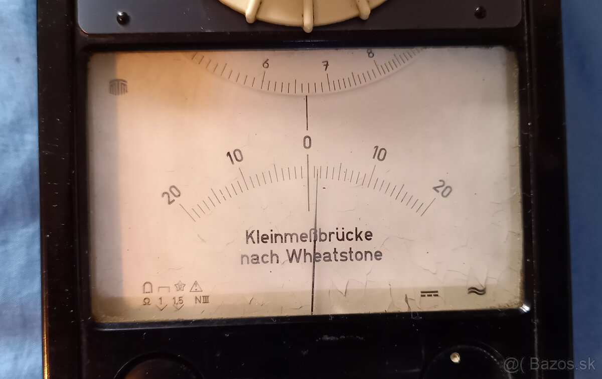 Predám RLC merač VEB DDR a zadarmo záťažový Voltmeter - 5