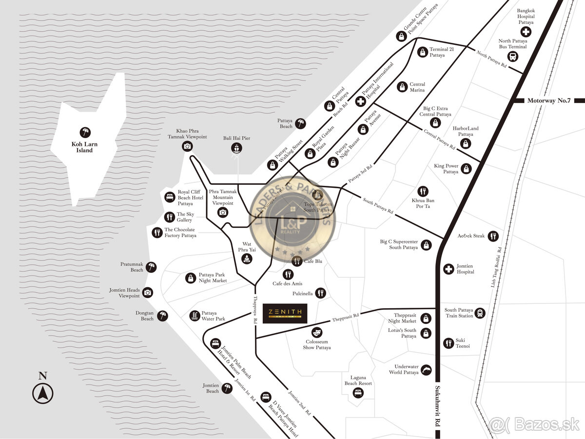 Apartmánový komplex ZENITH PATTAYA, Thajsko - 5