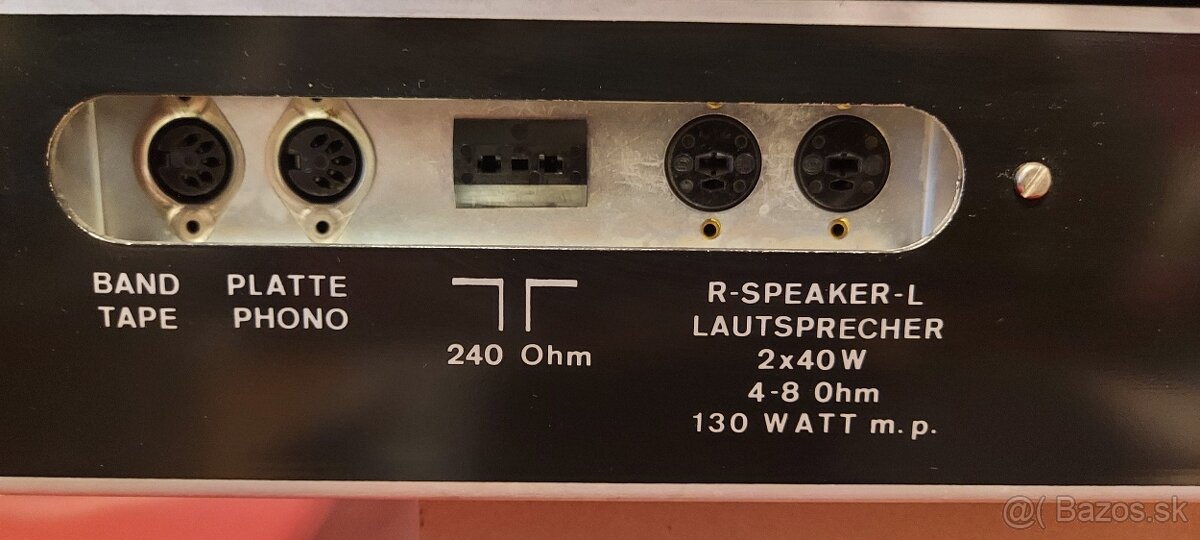 Predám vintage receiver Steuergerat 8000 - 5