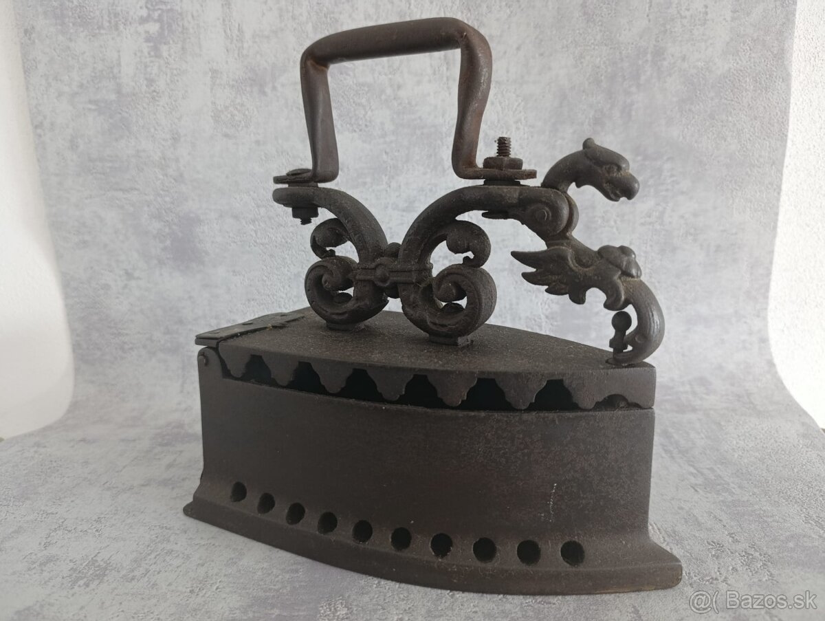 Stará atypická žehůlička DRAK do sbírky. S hvězdou - 5