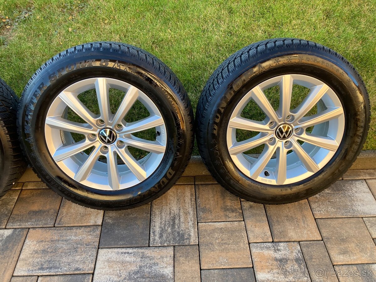 Zimná sada org VW MERANO 5x112 6,5J ET42 215/60 R16 - 5