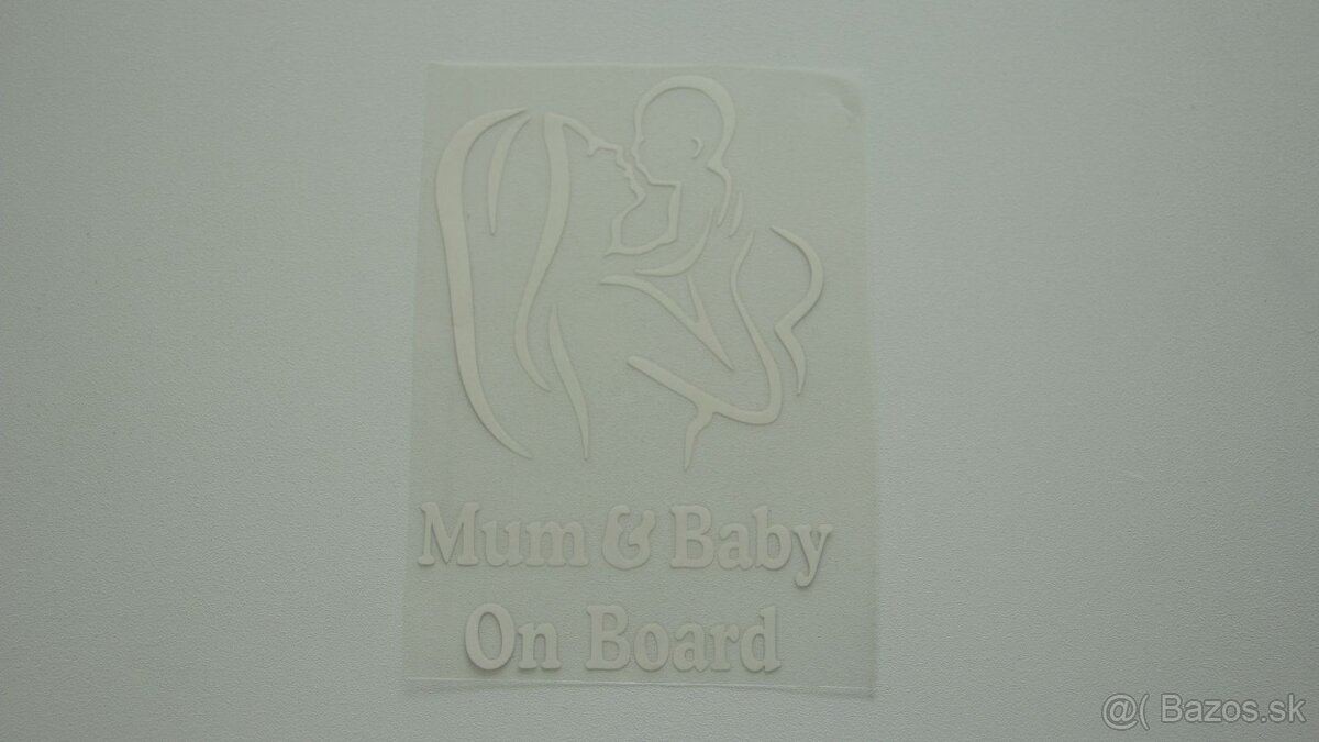 NÁLEPKA DIEŤA V AUTE - 5