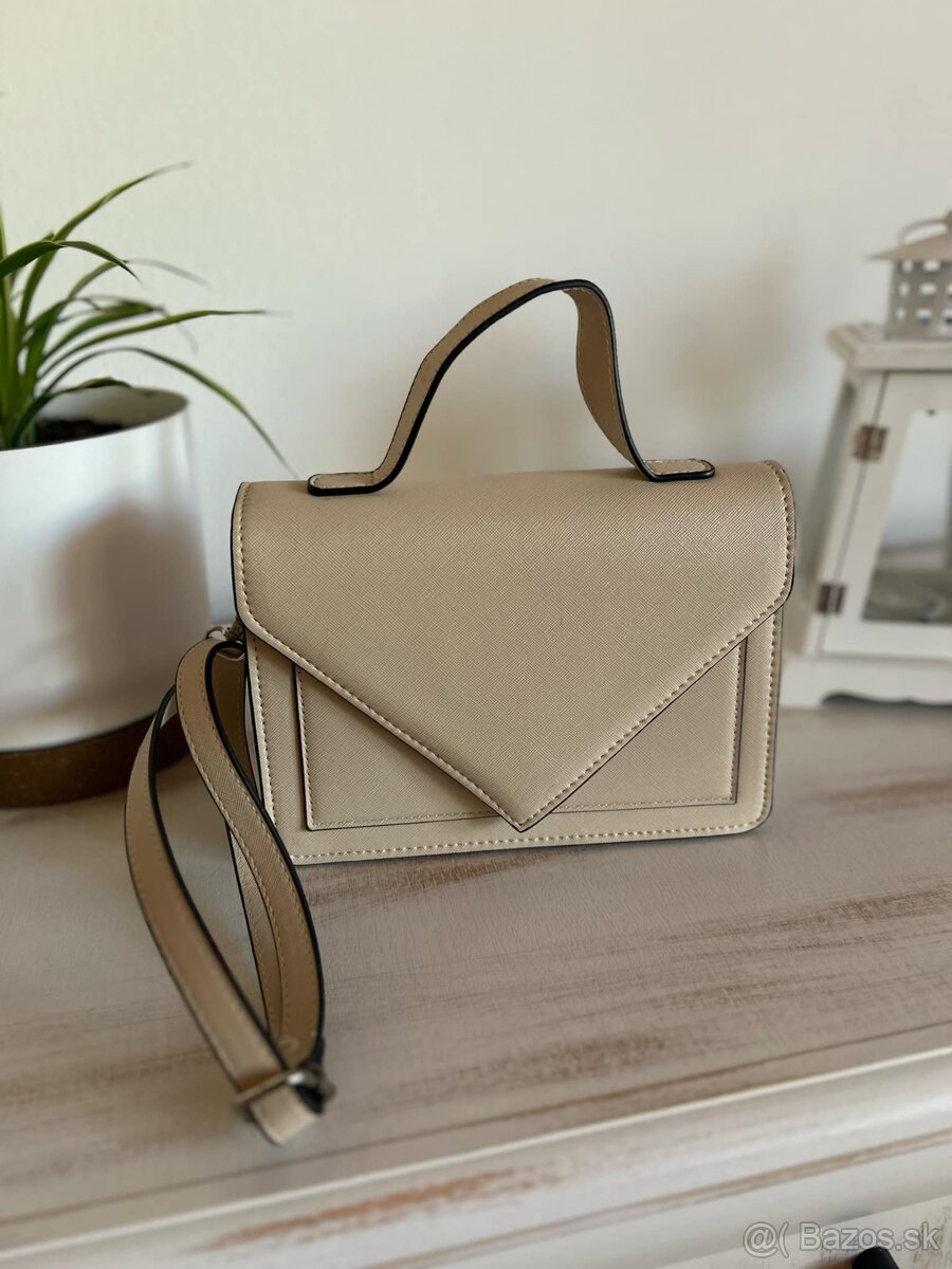Krémová kabelka - 5