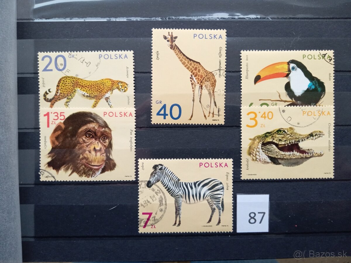 Poštové známky č.441 - EURÓPA II - 19 sérií - 5