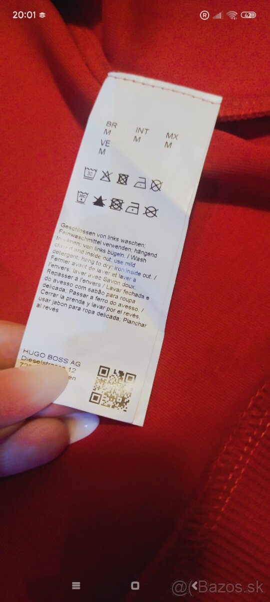 Boss "L" pánska mikina s kapucňou - 5