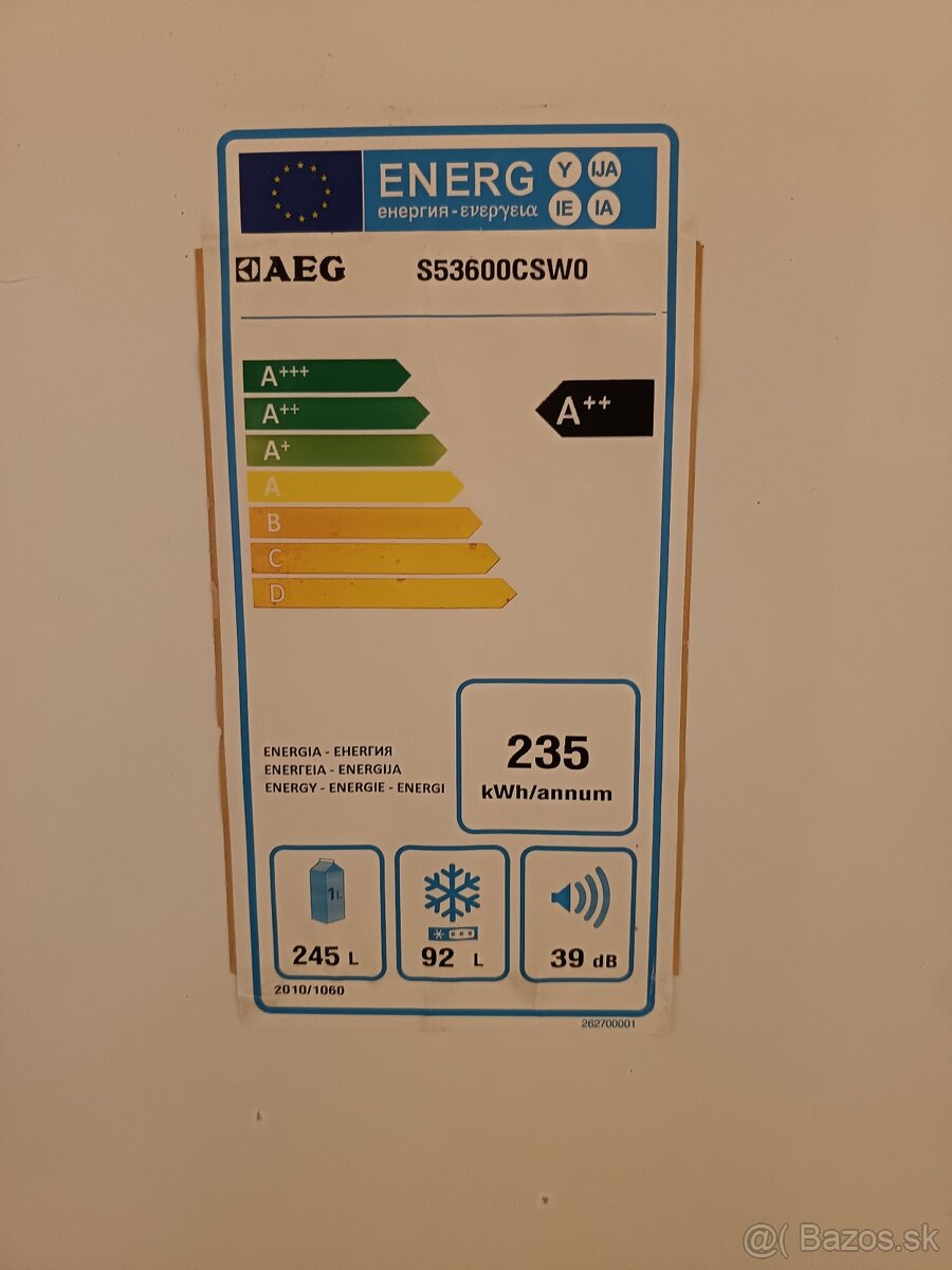 Chladnička s mrazničkou AEG - 5