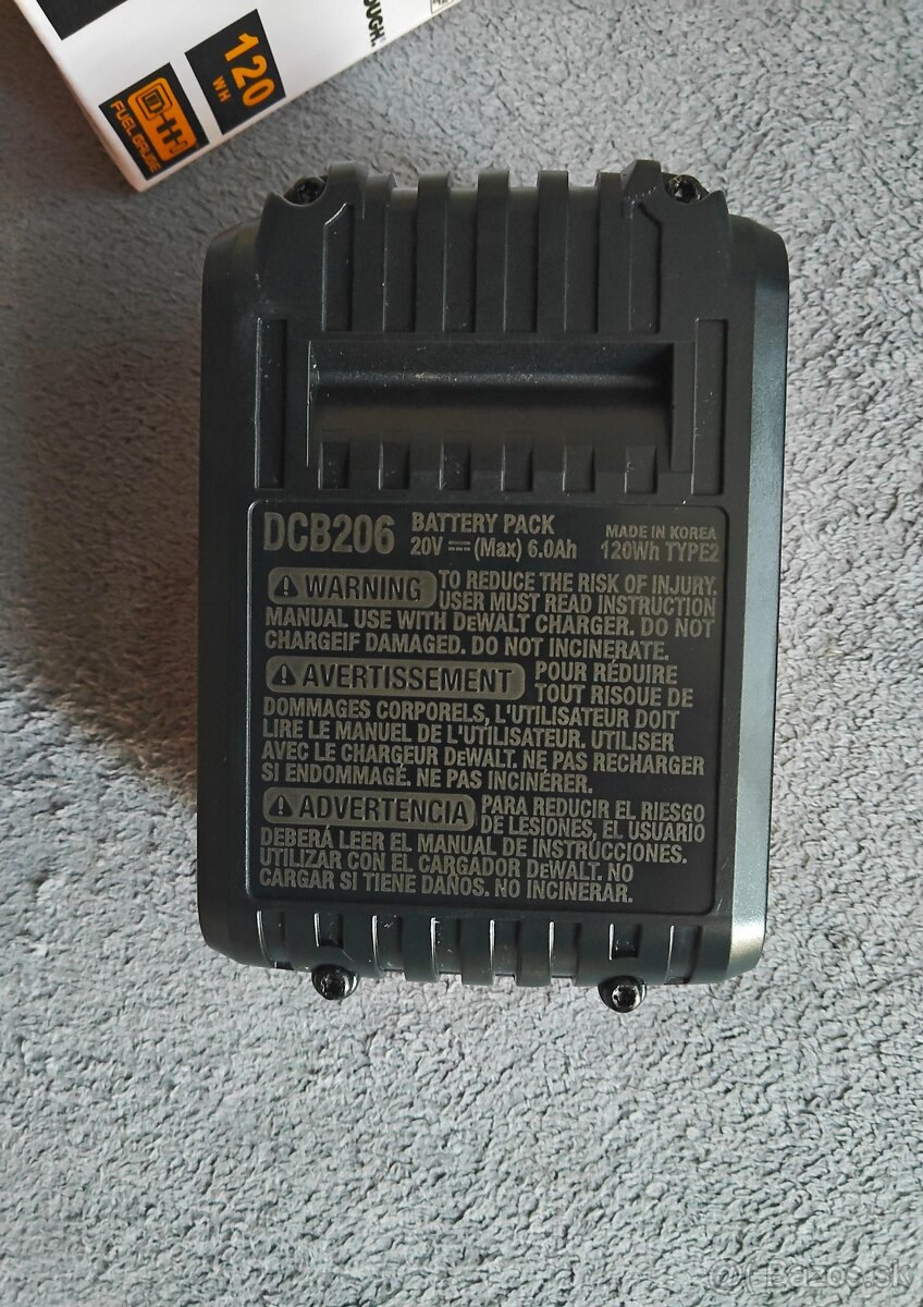 Aku batéria pre náradie dewalt 6Ah - 5