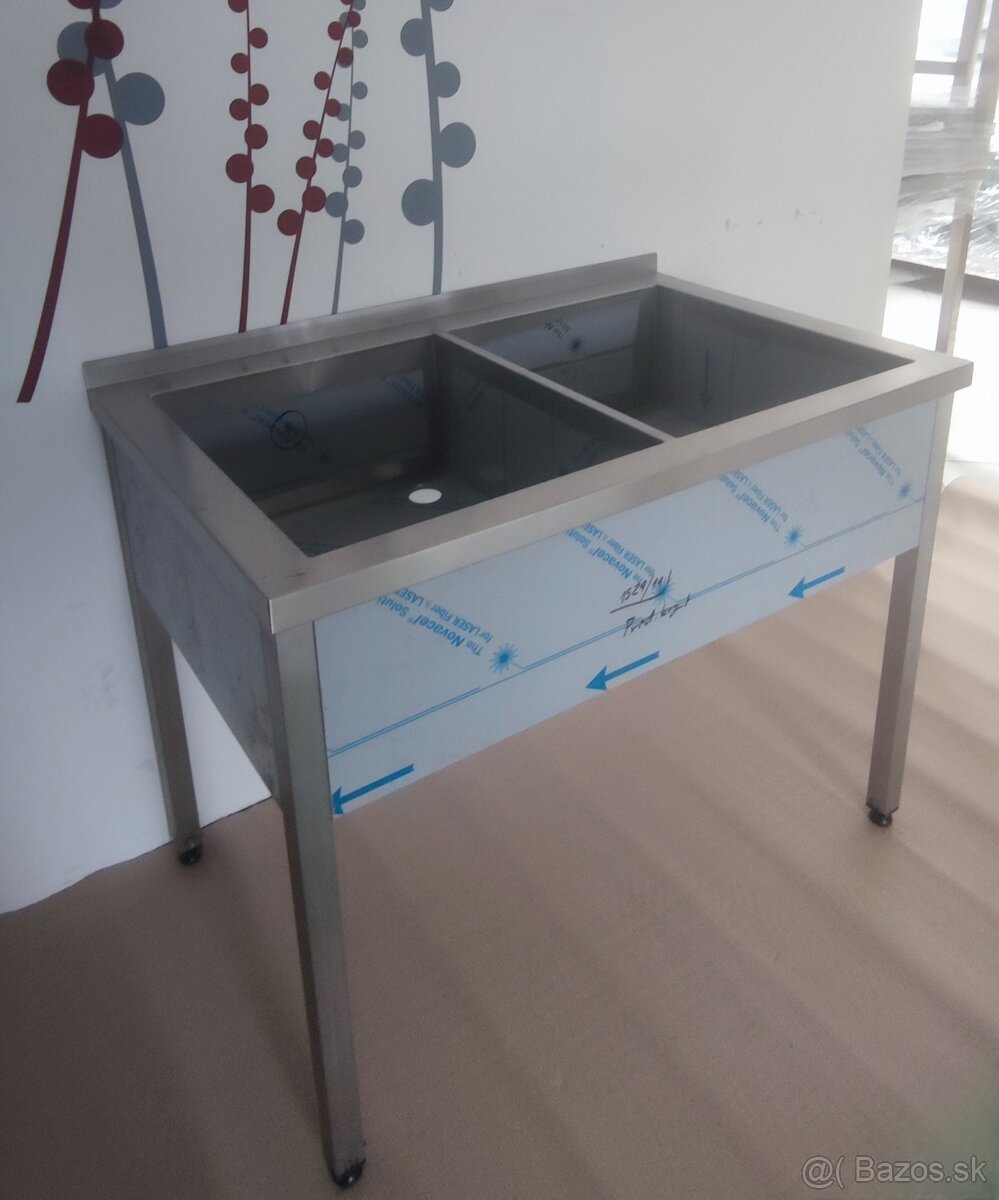 Drez / jednodrez / dvojdrez / výlevka / gastro nerez - 5