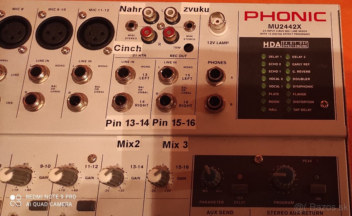 MIX-ážny pult Phonic MU2442X - 5