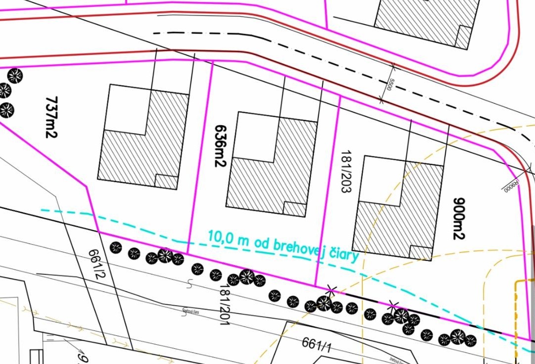 Predaj investičné pozemky 737 m² a 900 m² Turč. Štiavnička - 5
