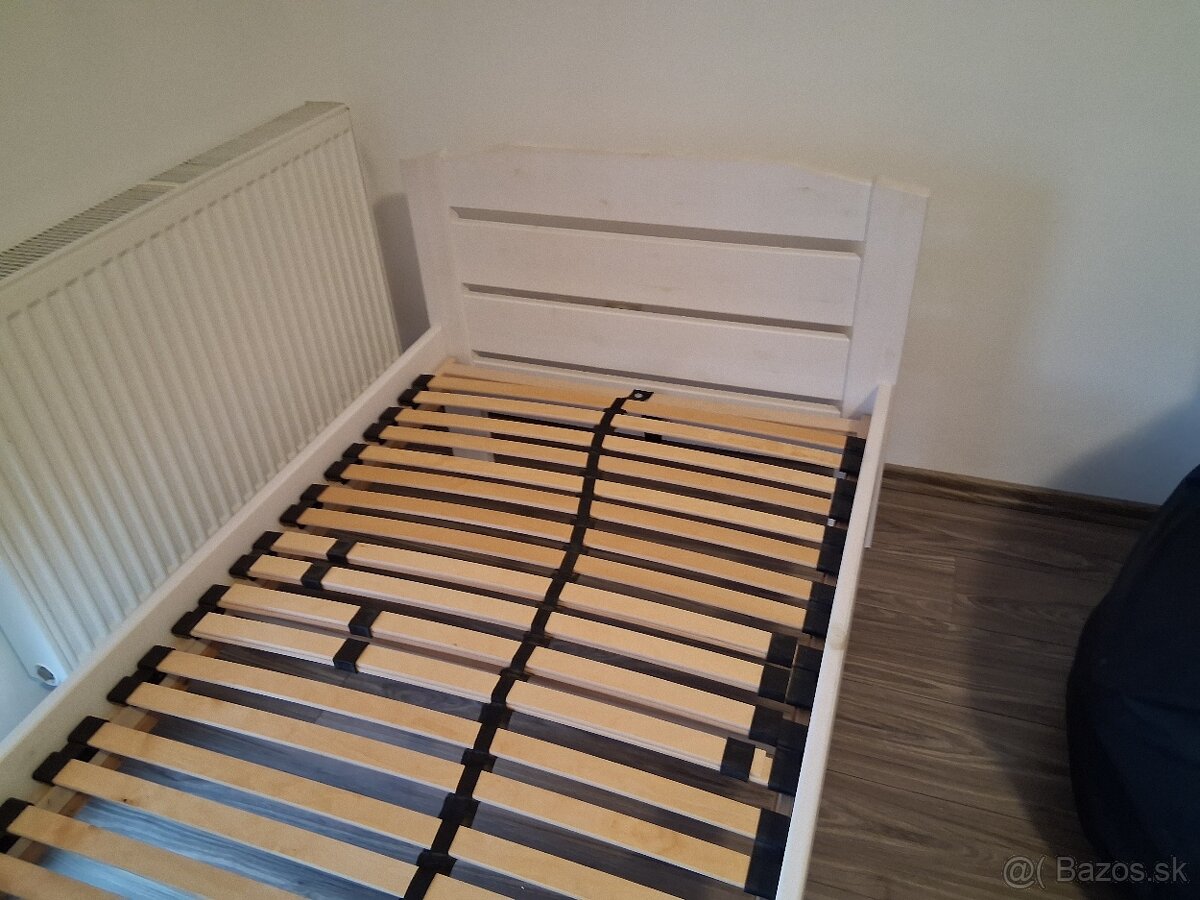 Predám drevenú postel 200x90 - 5