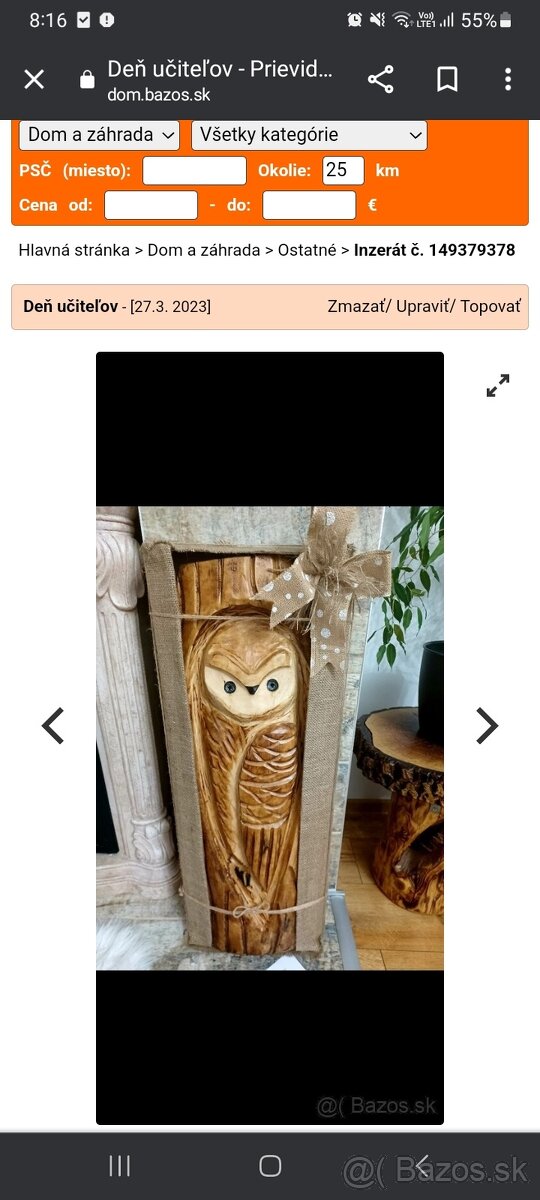 Drevorezby celoročne dekorácie nielen na jesen - 5