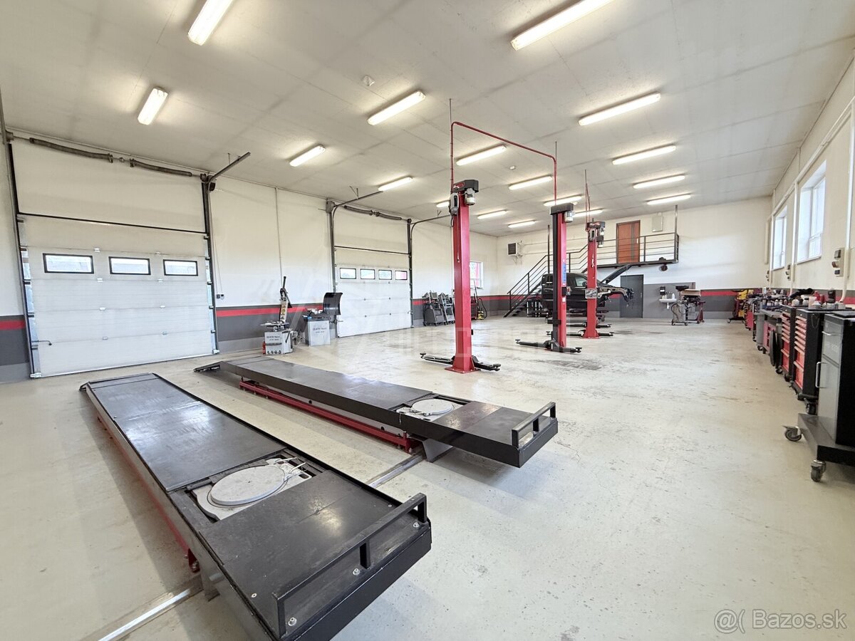 Zabehnutý autoservis s veľkorysým pozemkom a veľkým … - 5