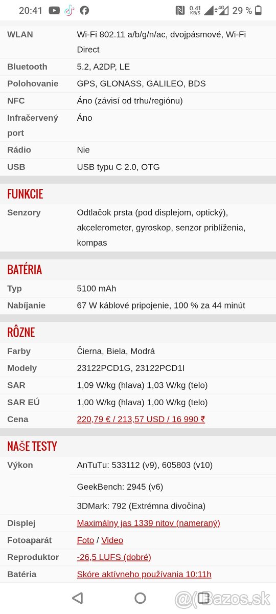 Xiaomi Poco X6 5G.. 8gb/256gb.. Tmavá farba. - 5