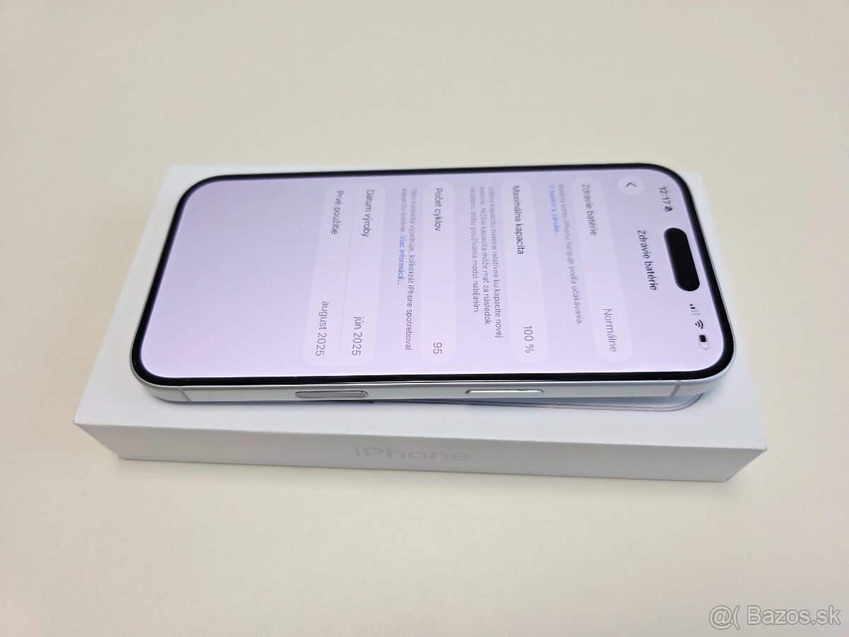 APPLE IPHONE 16 128GB WHITE TOP STAV BATERKA 100% - 5
