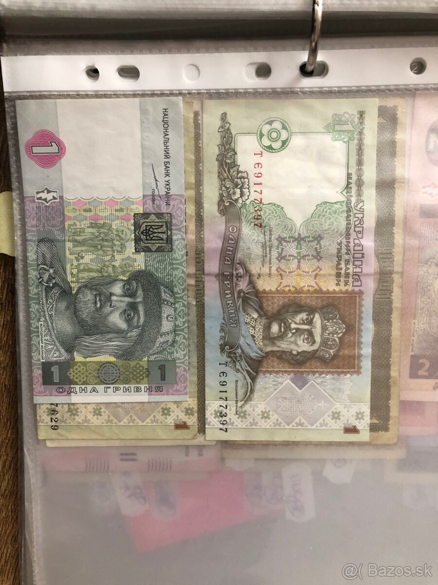 Bankovky UKRAJINA 1 - 5