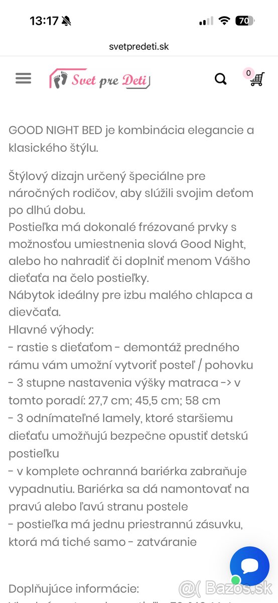 Detská postieľka - 5