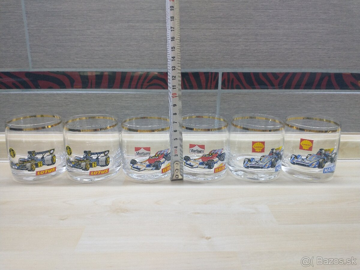 poháre formula, popolník marlboro, becherovka štamperlíky - 5