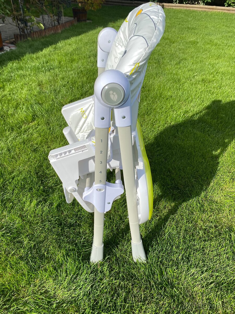 Zopa monti grigfin grey - jedálenská detská stolička - 5