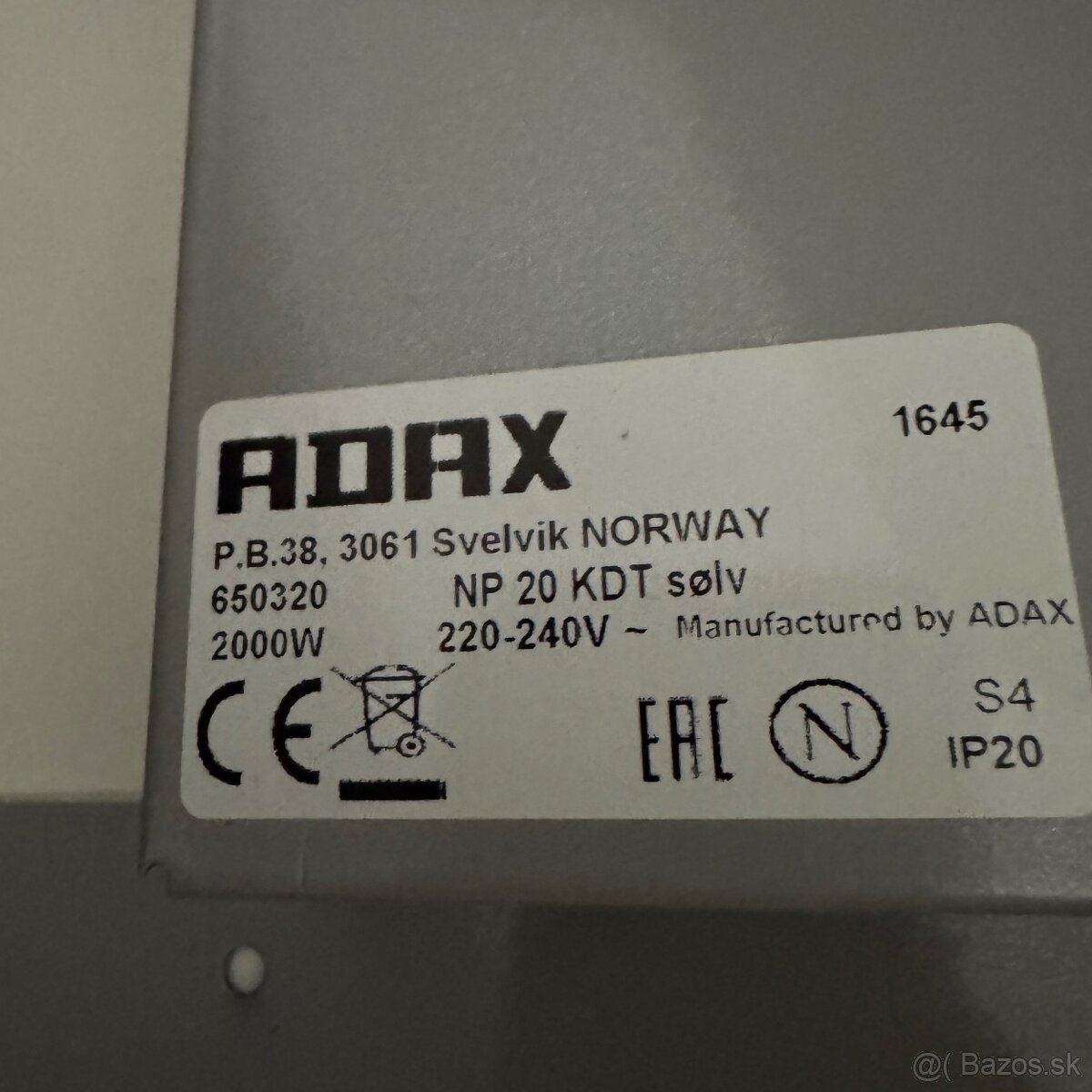 Konvektor ADAX NEO NP 2000W - 5