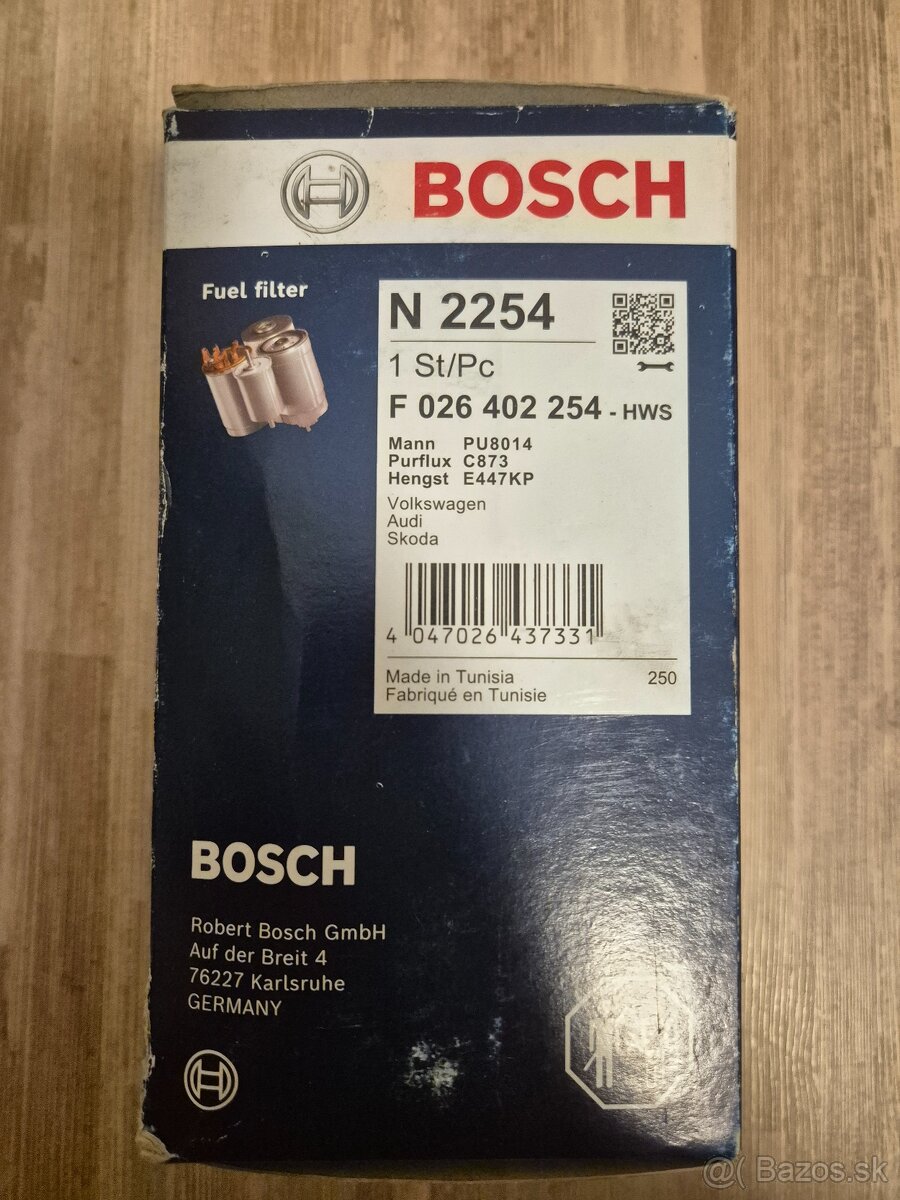 Palivový filter BOSCH F026402254 - Nový - 5