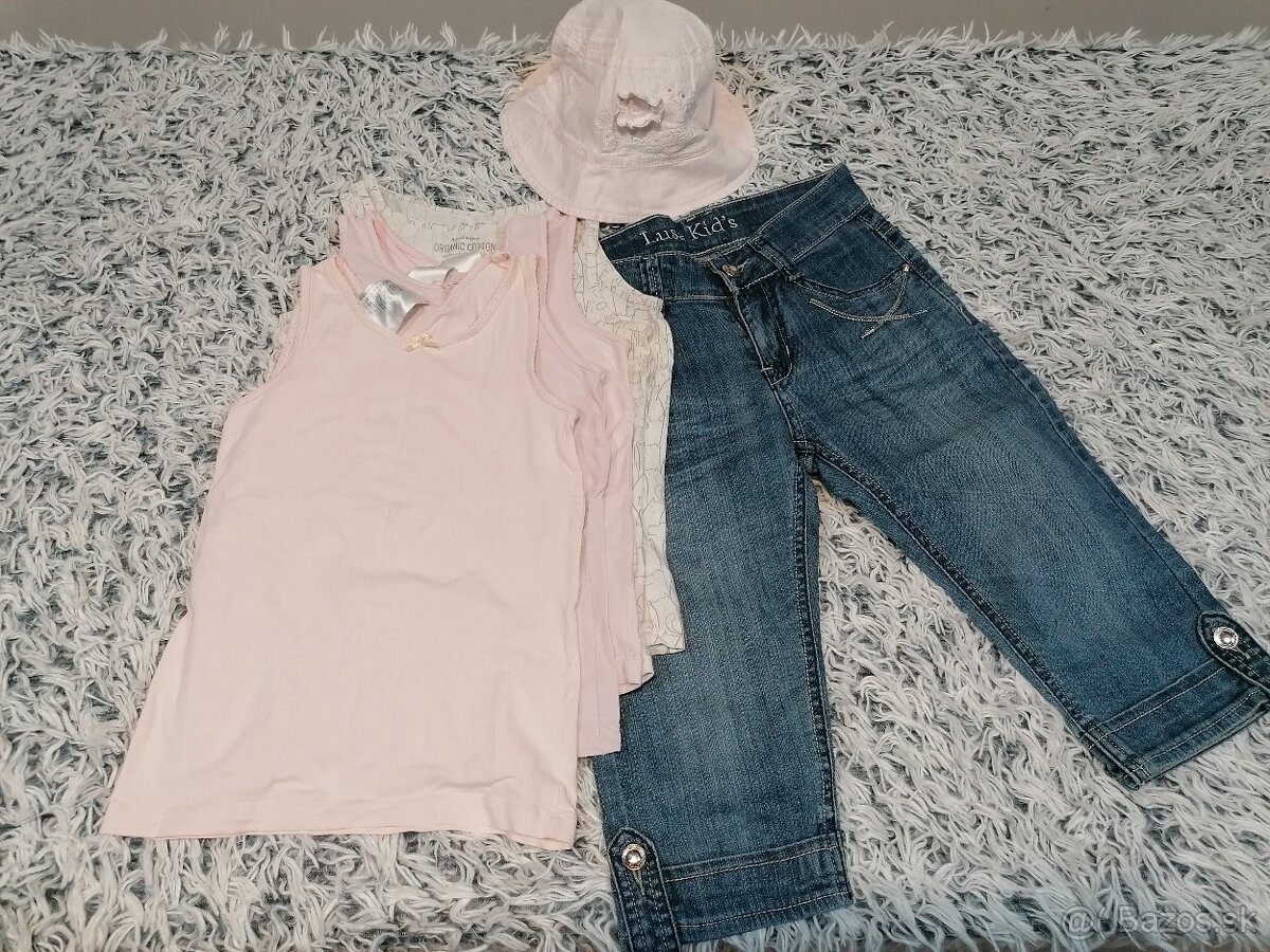 Oblečenie - balík E veľkosť 122 - 128 - 5