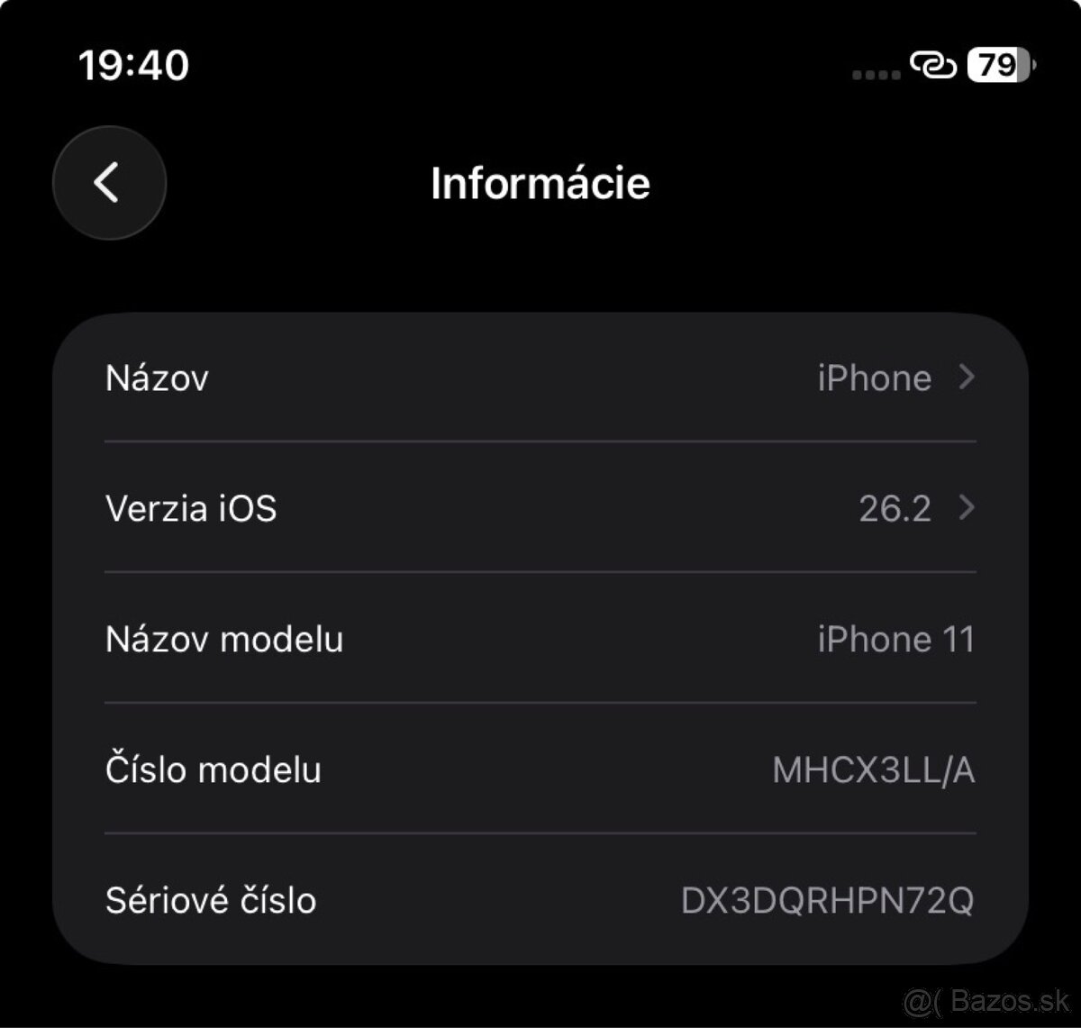 Predám iPhone 11, 128 GB, čierny - 5