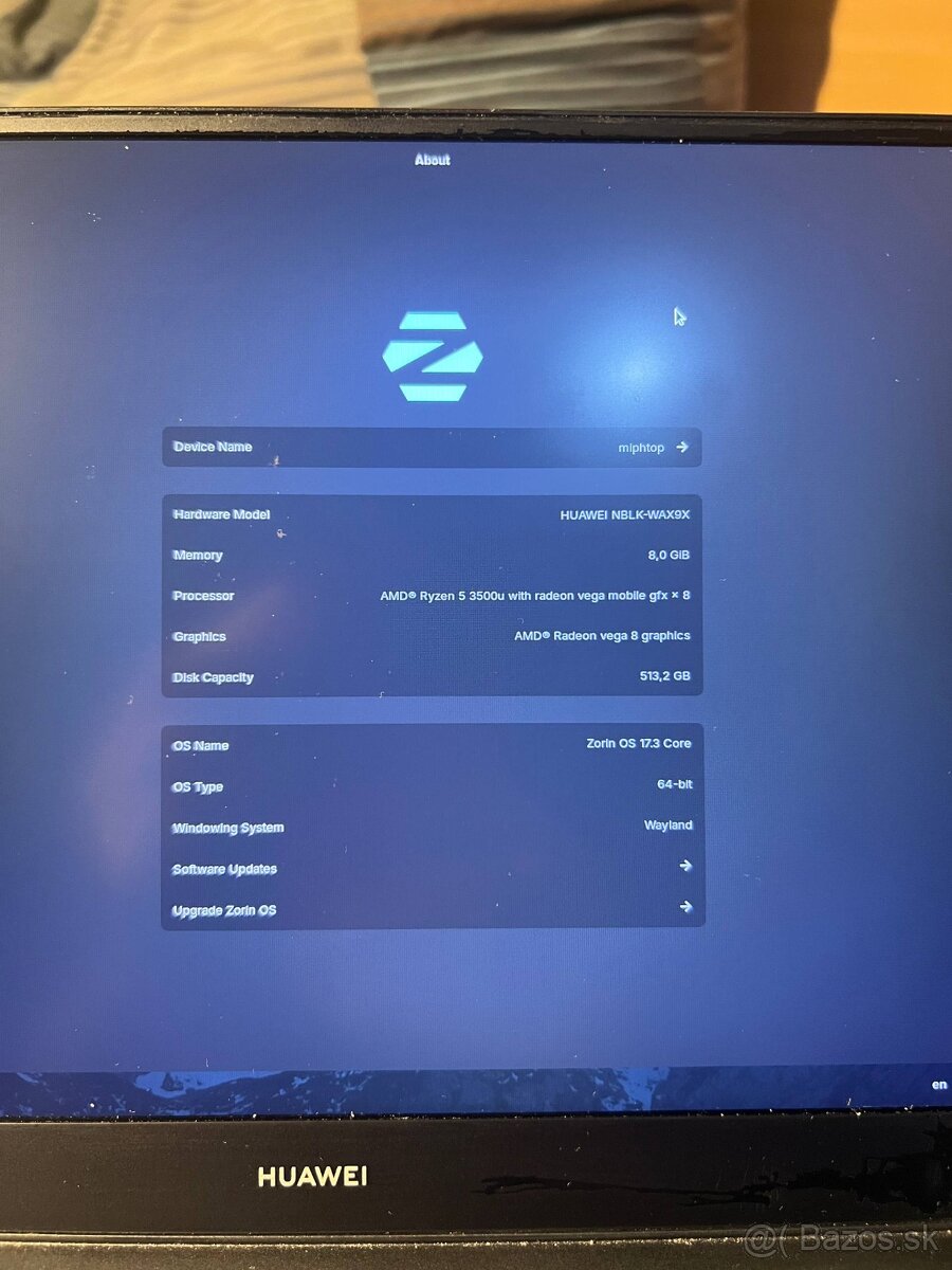 Huawei Matebook D14 s Ryzen 5, 8gb RAM, 512GB ssd. - 5