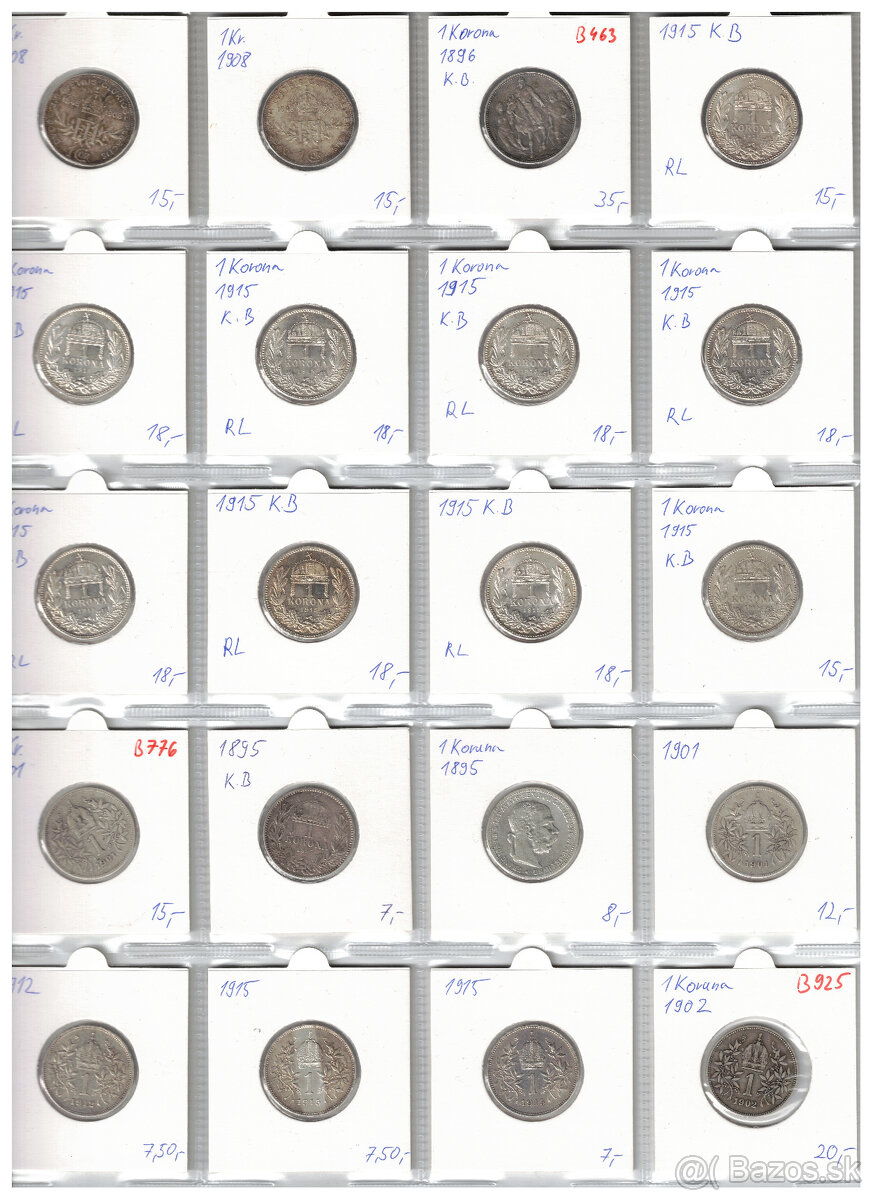 Mince Frantisek Jozef I. - Korunova mena - 5