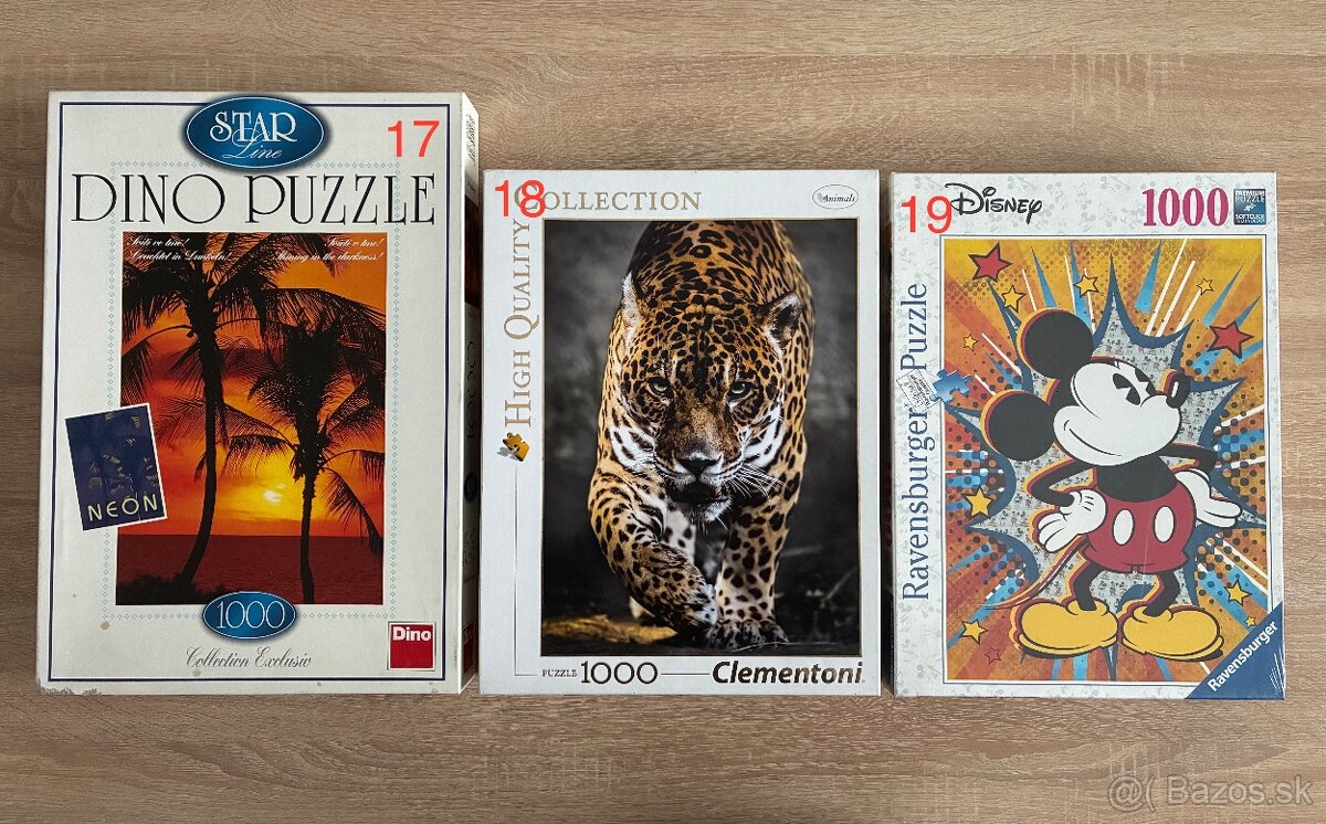 predám puzzle 1000ks rôzne - 5