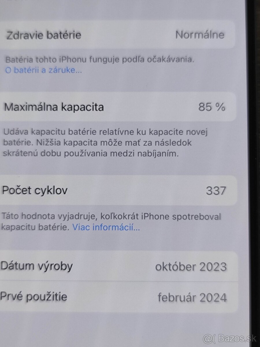 Iphone 15 Pro 256 GB black titanium - 5