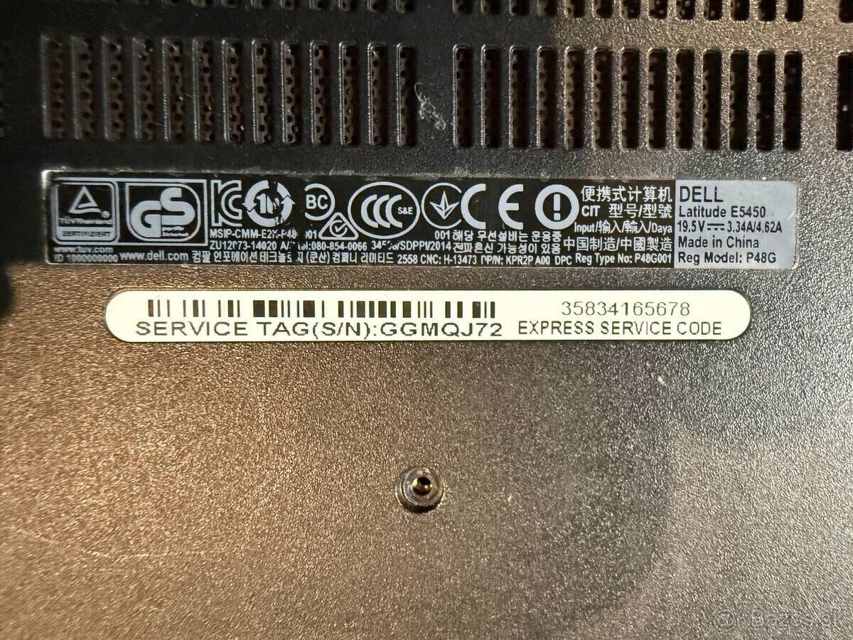 Predám funkčnú použitú matičnú dosku do notebooku Dell e5450 - 5