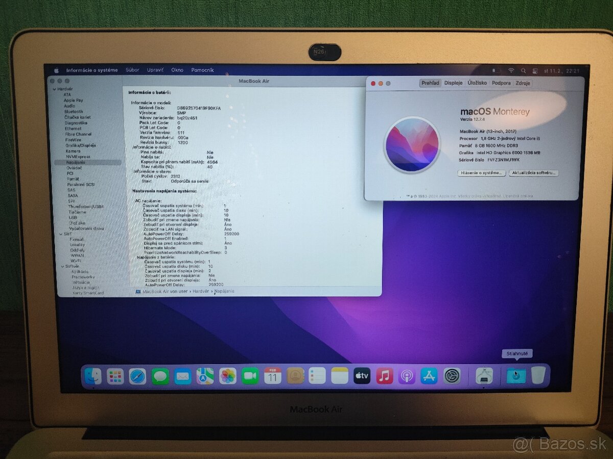 Apple MacBook Air A1466 – i5 / 8GB / 128GB - 5