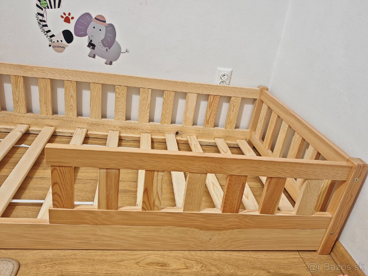 Detská nízka posteľ s matracom 180x80 - 5
