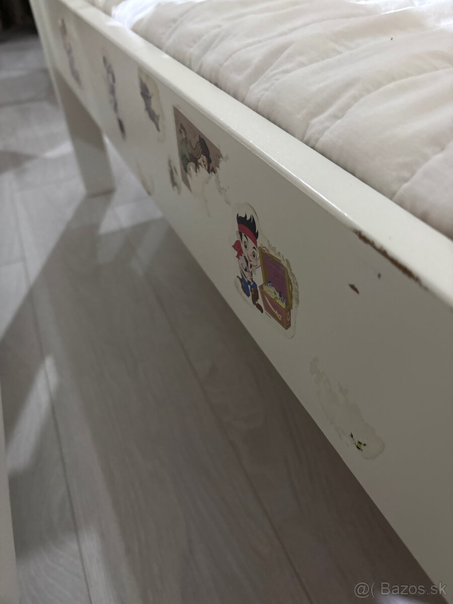 Detska postel IKEA Kritter s rostom a s matracom - 5