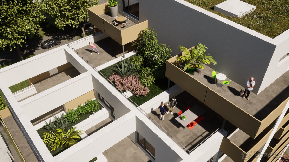 Exkluzívny 3-izbový byt s terasou – LOTOS Trnava, 7. a 8. po - 5