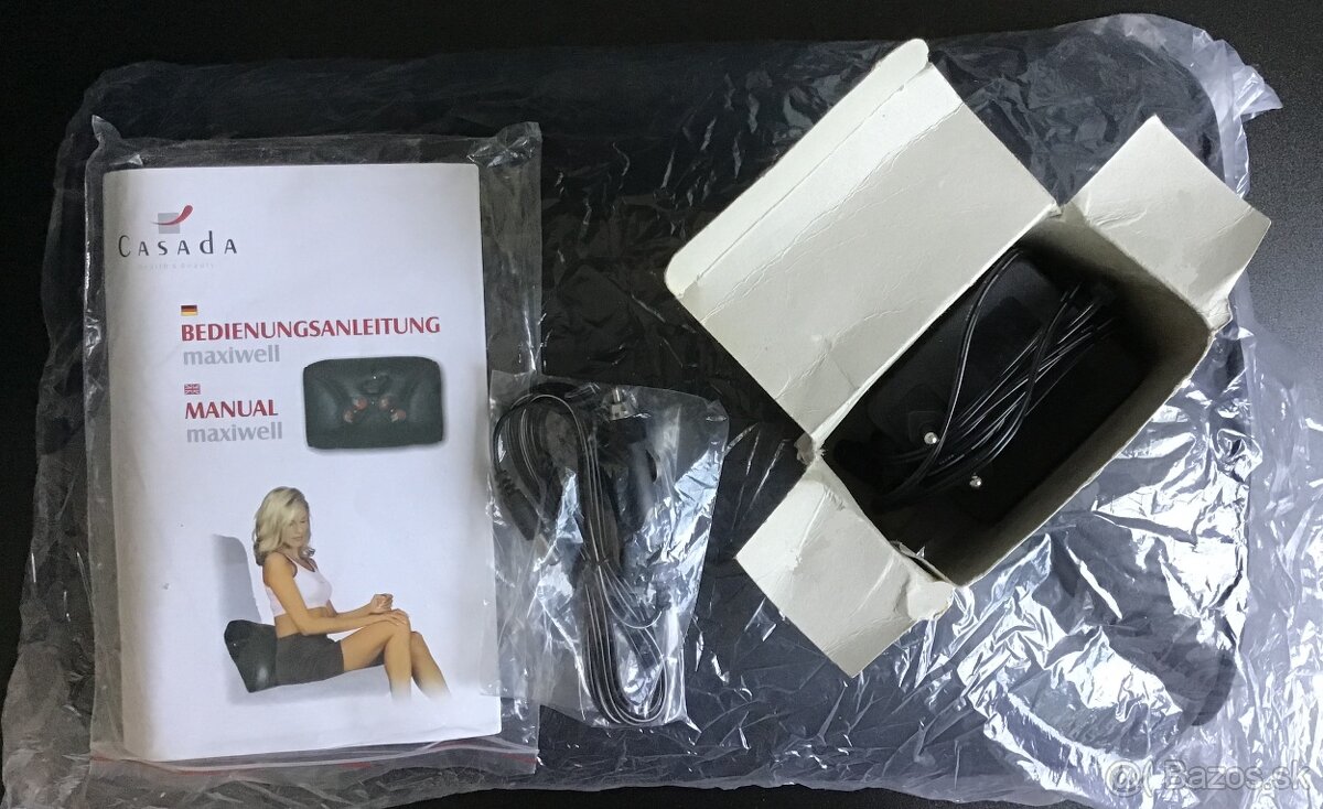 Masážny vankúš Casada Maxiwell - pekný stav - 5