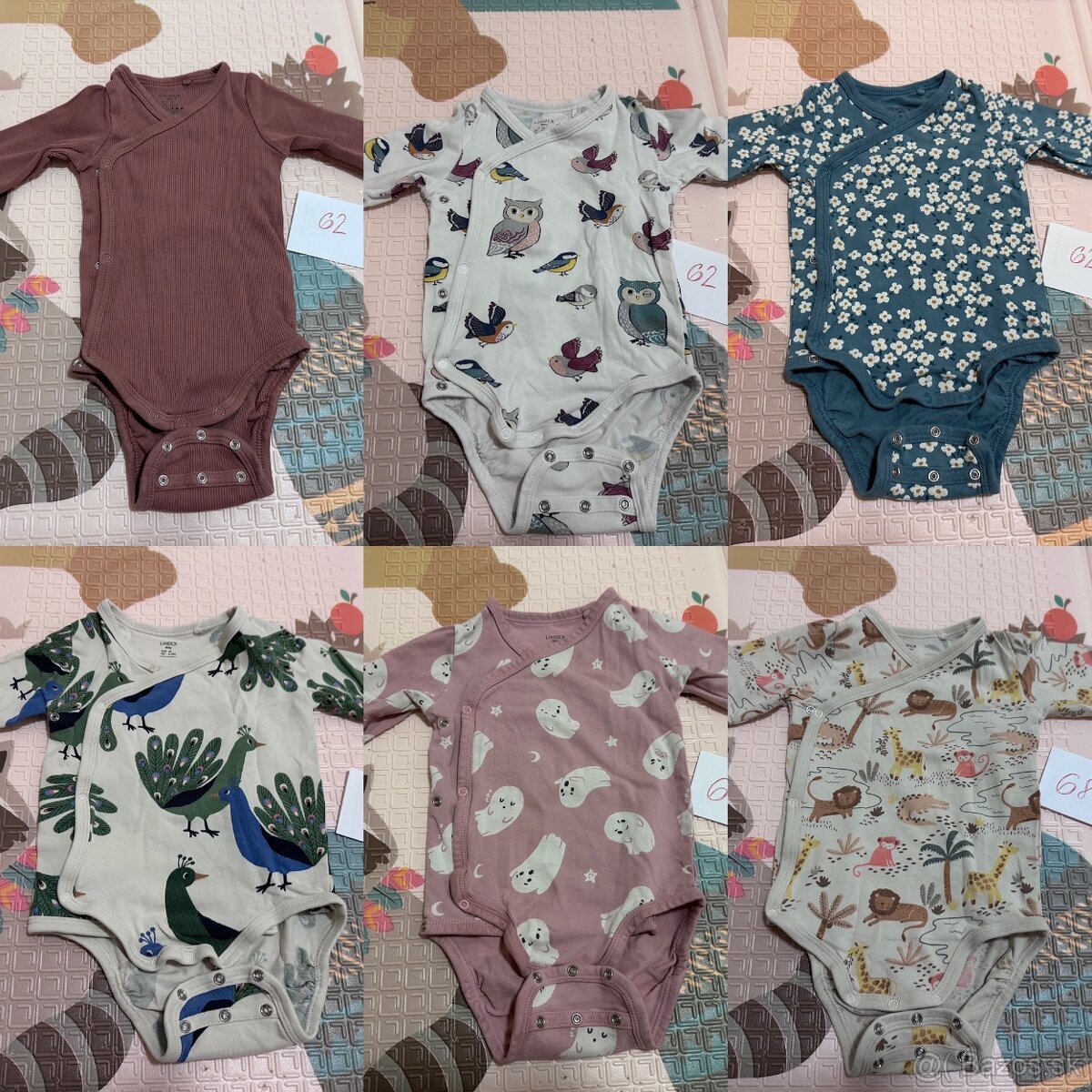 Lindex balik 62-68 body, pyzamka cca 45ks - 5