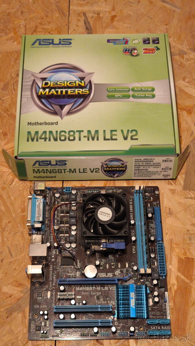 AM3 socket Asus M4N68T-M LE V2 - 5