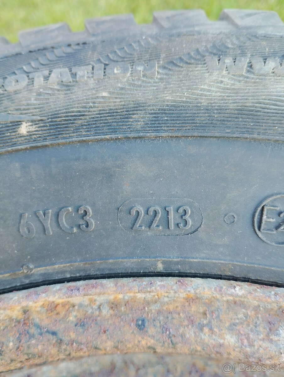 Predám pneumatiky s diskami 185/65 r14 - 5