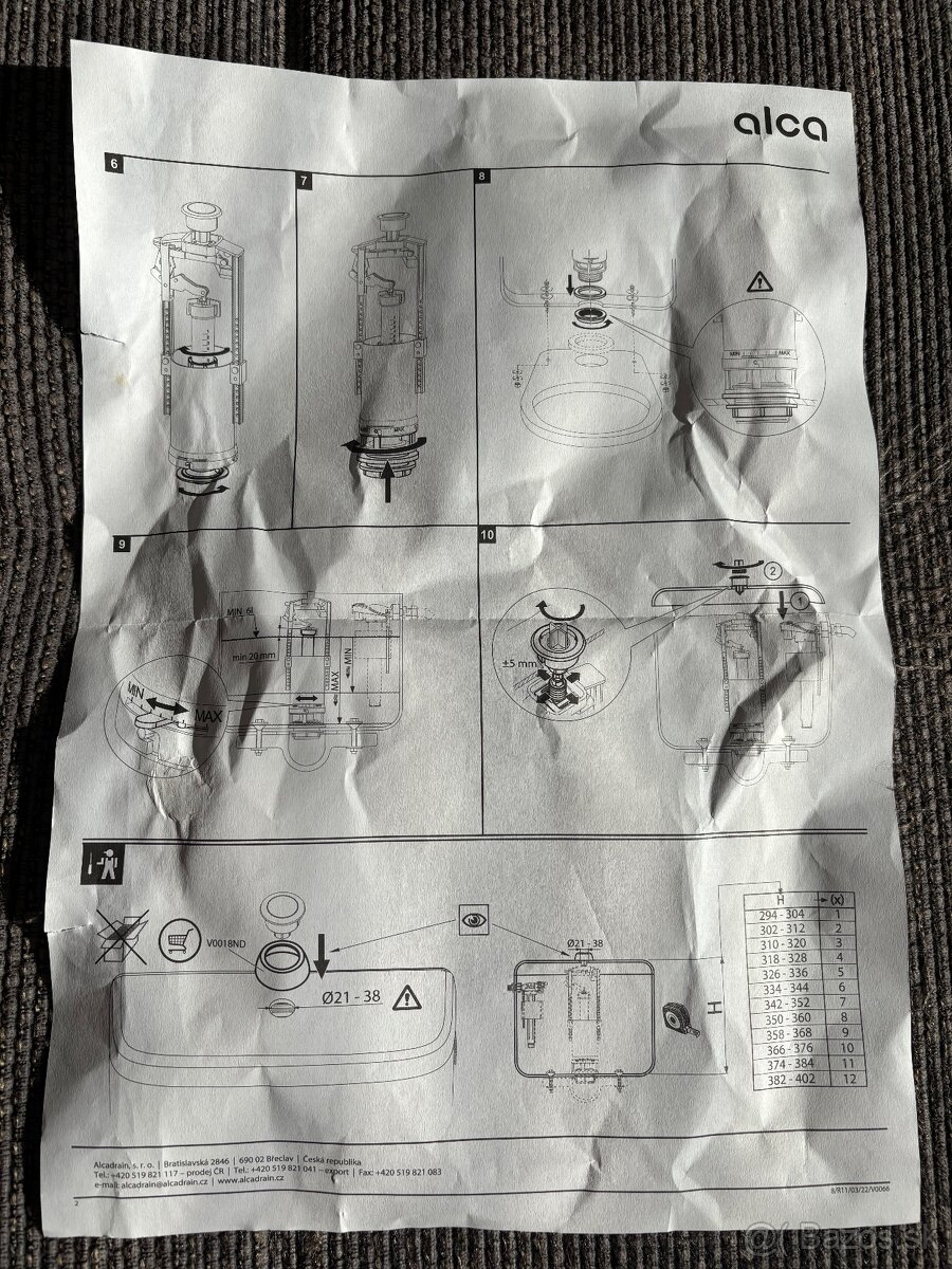 Splachovací systém - 5