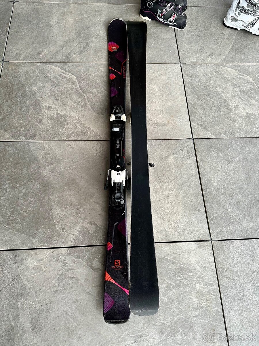 Lyžiarky + lyže Salomon - 5