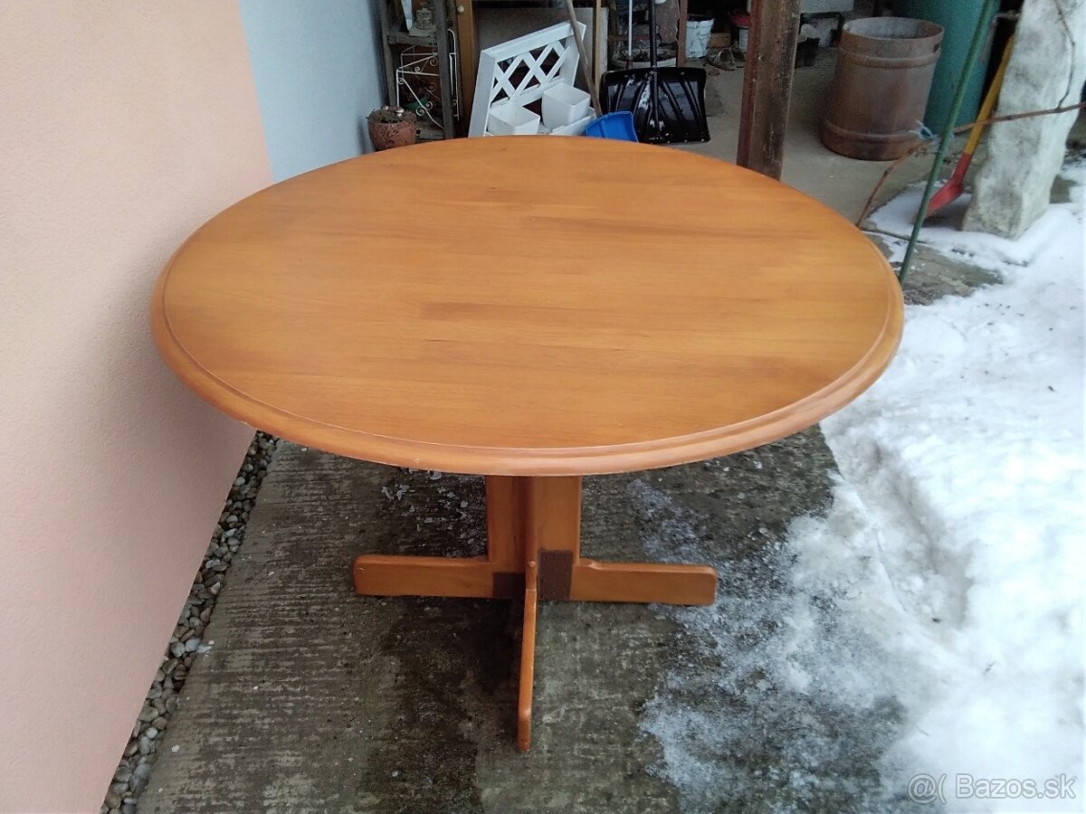 Predám okruhly jedálenský stôl - 5