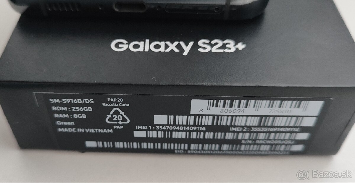 Samsung Galaxy S23+ (plusko) 256gb/8gb Green - 5